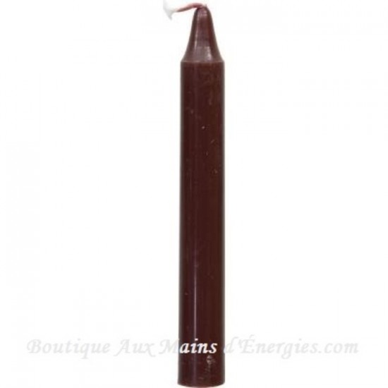 MINI CHANDELLES RITUEL – BRUNE 4″ HX0.5″...