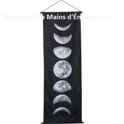 BANNIÈRE EN COTON – PHASES LUNAIRES-SANS... BANNIÈRE EN COTON – PHASES LUNAIRES-SANS...