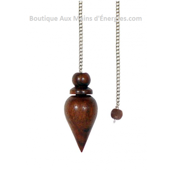 PENDULE SHISHAM EN BOIS COULEUR BRUN 