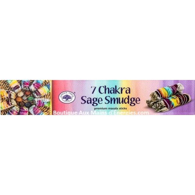 Encens Green Tree - sauge chakra 15 gr (chaque)