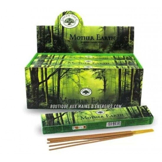 Encens Green Tree - Mother Earth - Terre Mère 15 gr (boîte)
