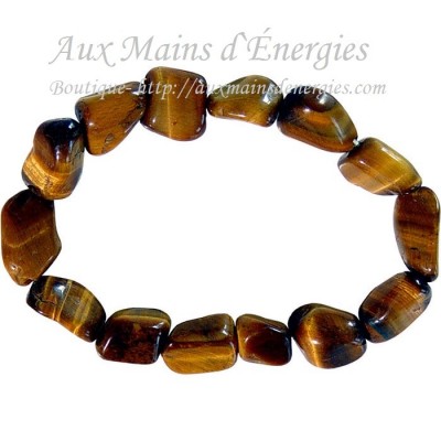 BRACELET PIERRE POLIES-OEIL DE TIGRE