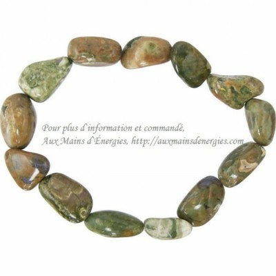 BRACELET-PIERRE POLIES-RHYOLITE 