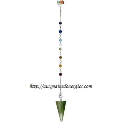 PENDULE CHAKRAS-AVENTURINE VERT 