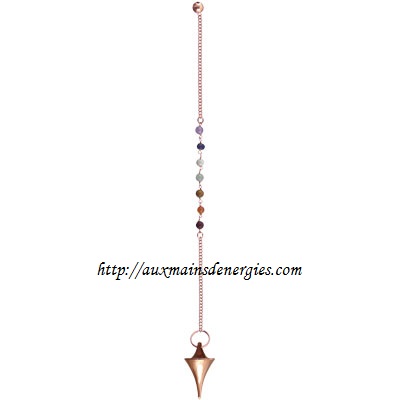 PENDULE-CHAKRAS-CUIVRE ASSORTIS-UNIT