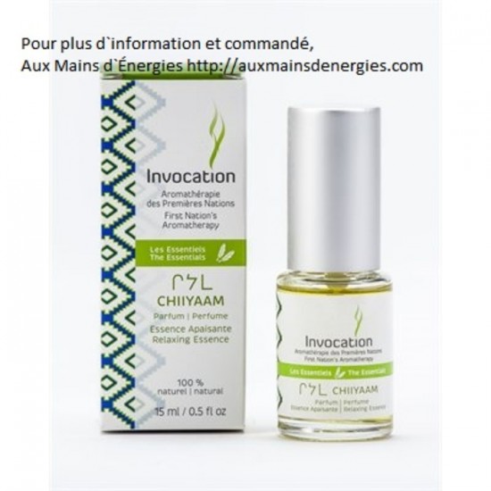 Parfum CHIIYAAM  - Invocation – Encens liquide naturel 15 ml 