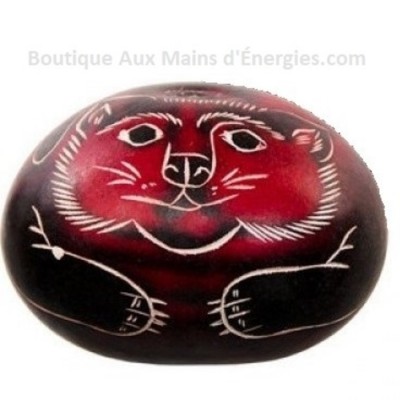 MARACAS SECOUEUR - GOURDE HIBOU 2.5 