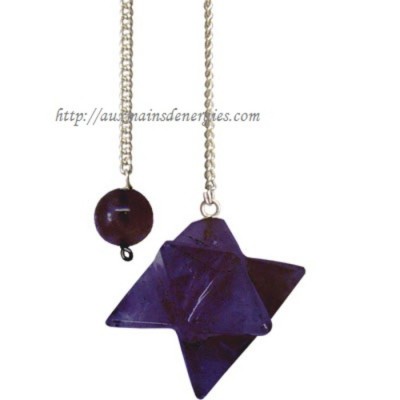 PENDULE MERKABA AMÉTHYSTE
