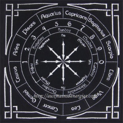 TAPIS VELOURS PENDULE ASTRO