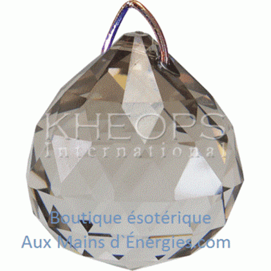 BOULE CRISTAL COULEUR. FUME 30