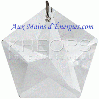 CRISTAL CLAIR-PENTAGONE 30MM