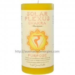 BOUGIE PILIER - PLEXUS SOLAIRE