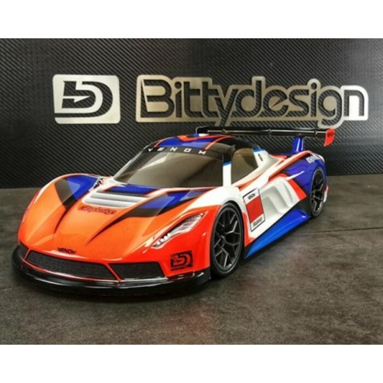 Bittydesign Venom 1/10 GT Carrosserie (Clair)...