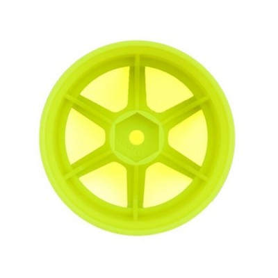 Roues de dérive RWD haute traction Yokomo 12mm Hex Racing Performer (Jaune) (2)