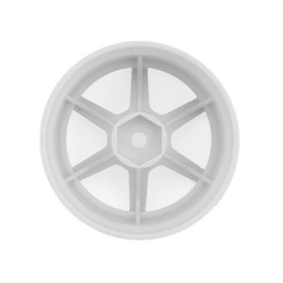 Roues de Drift RWD haute traction Yokomo 12 mm Hex Racing Performer (blanc) (2)