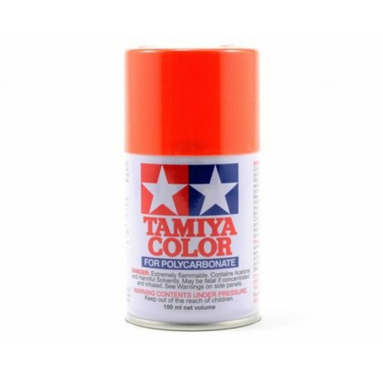 Peinture aérosol Lexan orange Tamiya PS-7 (3 oz)