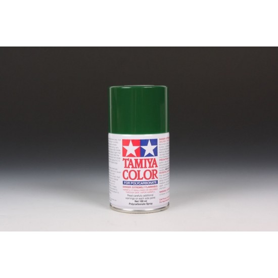 Peinture en aérosol Lexan Tamiya PS-22 Racing Vert (3oz)