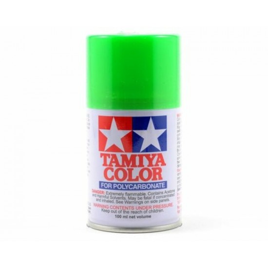 Peinture en aérosol de Lexan Tamiya PS-28 Vert Fluorescent (3oz)