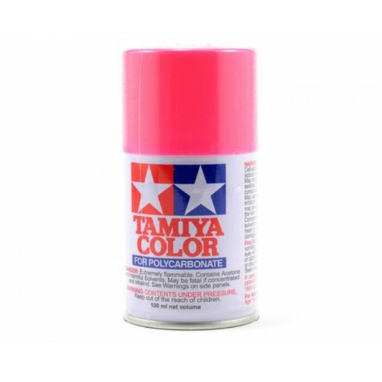 Peinture aérosol de Lexan Rose Fluorescent Tamiya PS-29 (3oz)