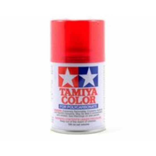 Peinture aérosol de Lexan Tamiya PS-37 rouge translucide (3oz)