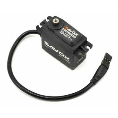 Savox SC-1256TG Black Edition Servo à engrenages...