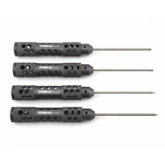 Jeu de tournevis hexagonaux métriques ProTek RC «TruTorque SL» (4) (1,5 mm, 2,0 mm, 2,5 mm, 3,0 mm)
