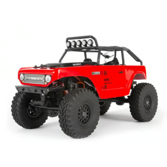 Mini-crawler Axial SCX24 Deadbolt 1/24 RTR (rouge) avec radio 2,4 GHz