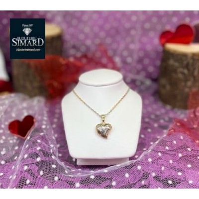 Chaine et pendentif or 10 k Chaine et pendentif or 10 k