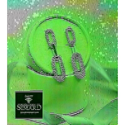 Boucles d'oreilles en acier