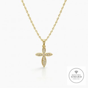 Chaine et pendentif  or 10 k 