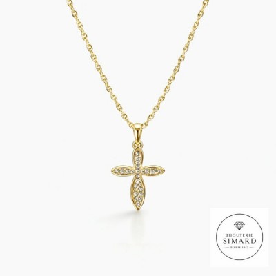 Chaine et pendentif  or 10 k 
