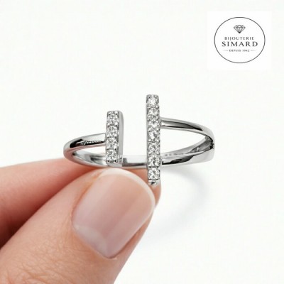 Bague à diamants