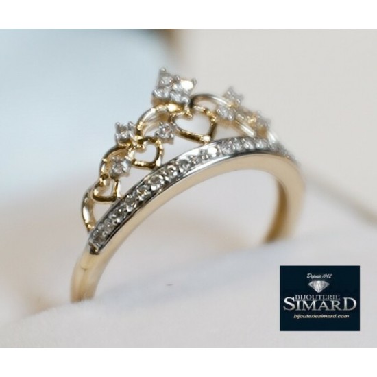 Bague à diamants 