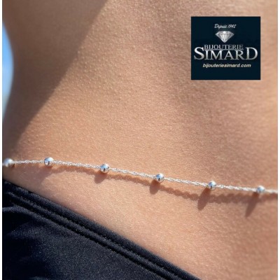   Chaîne de taille en argent 925