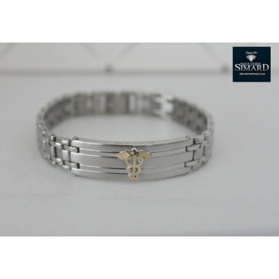 	Bracelet Médical en acier