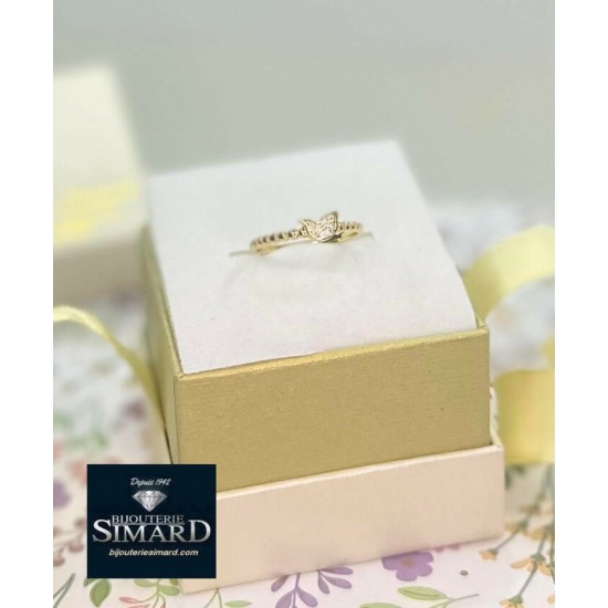 Bague en or 10 k 