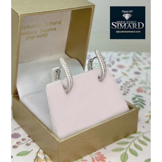 Boucles d'oreilles en argent 925