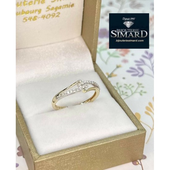 Bague à diamants 