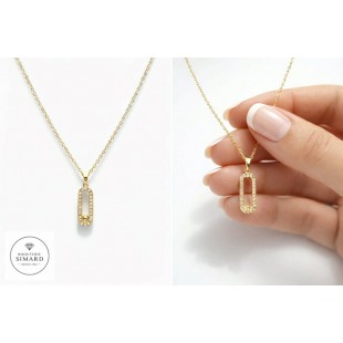 Ch et pendentif 10 k cz