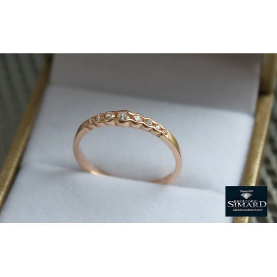 Bague 10 k cz