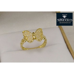 Bague papillon en or 10k