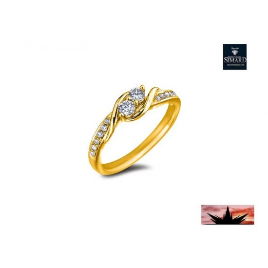 Bague à diamants 