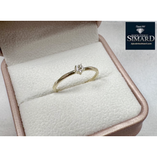 Bague 10 k cz