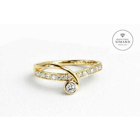 Bague à diamants 