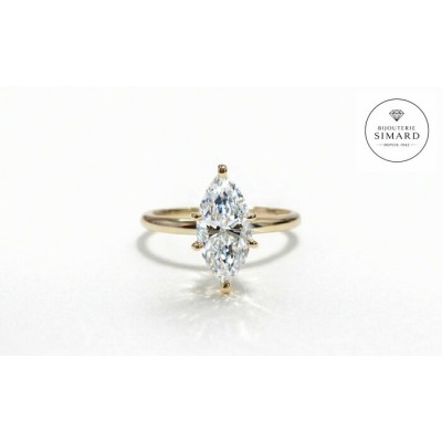 Bague diamant laboratoire