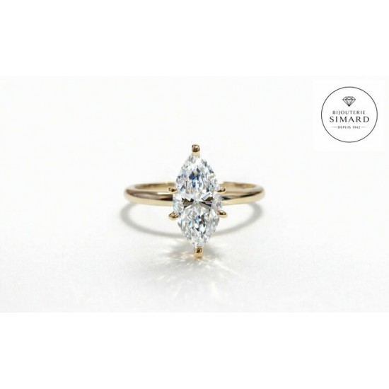 Bague diamant laboratoire