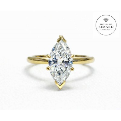 Bague diamant laboratoire