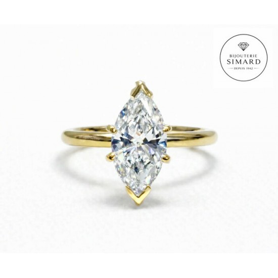 Bague diamant laboratoire