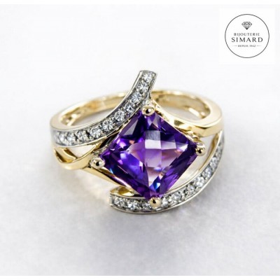 Bague à diamants 