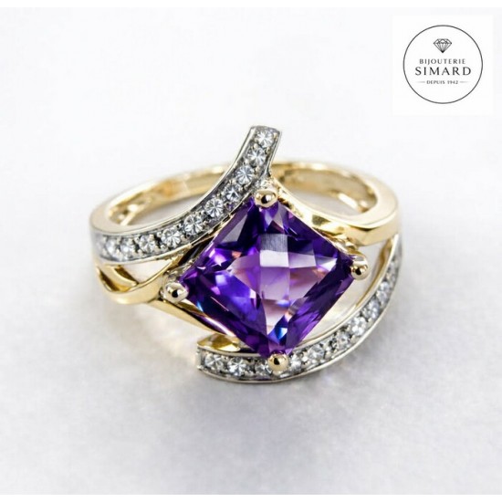 Bague à diamants 